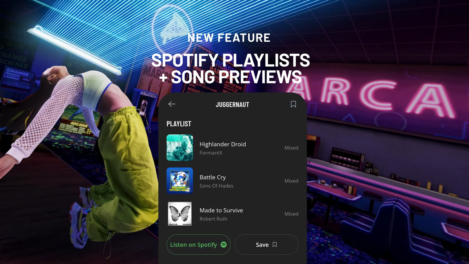 Spotify Playlists & Song Previews